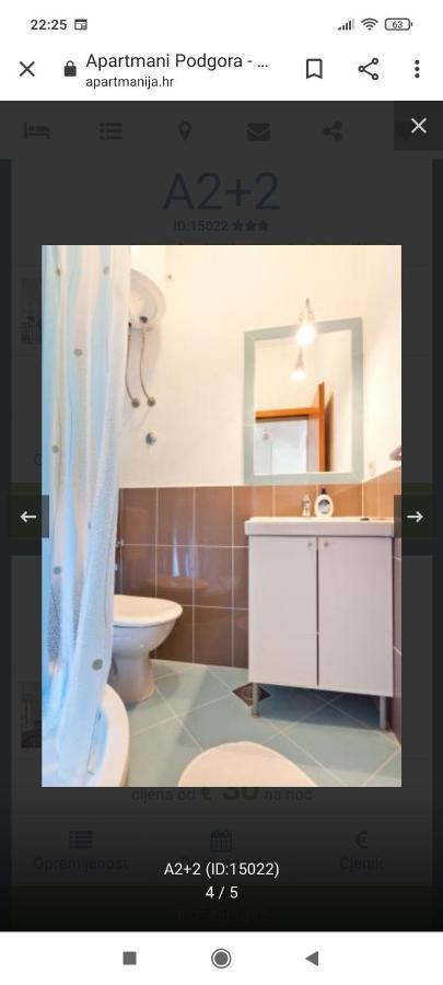 Vega Apartments Подгора Экстерьер фото